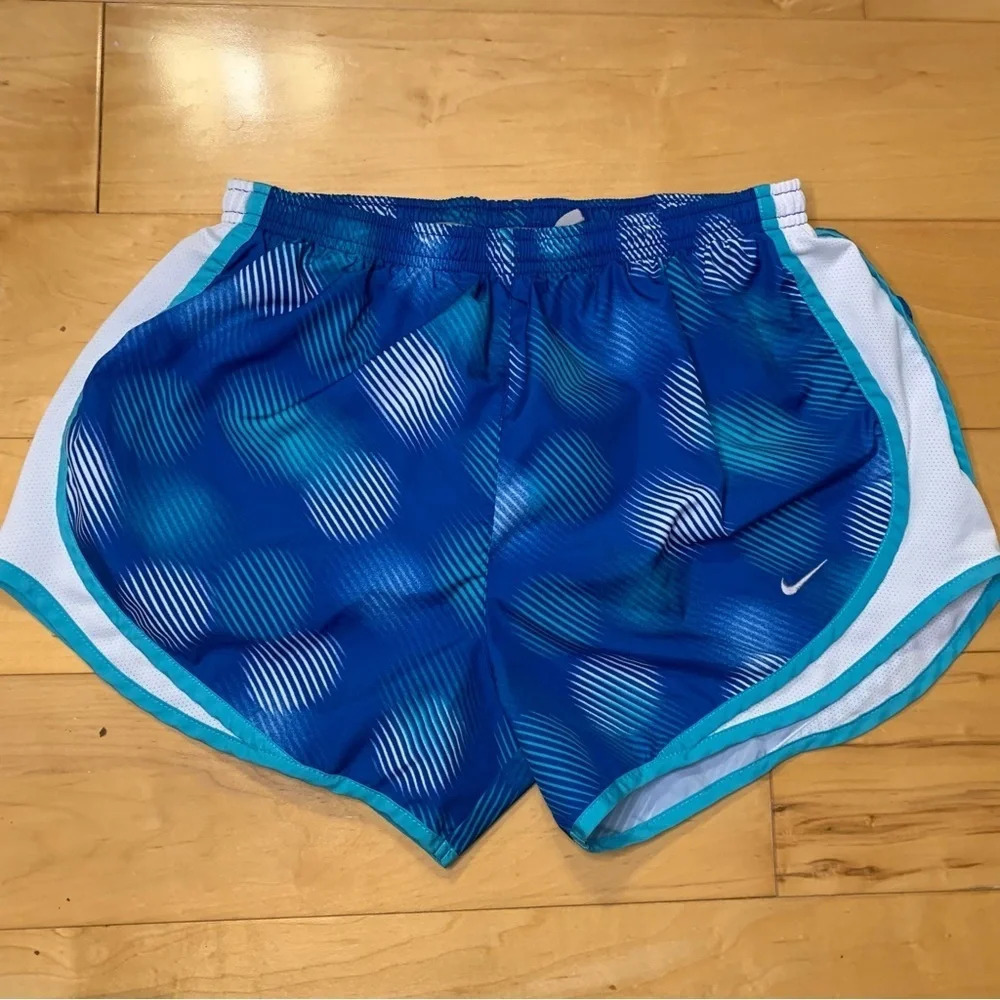 Nike Dri-Fit Running Shorts Blue Size Medium